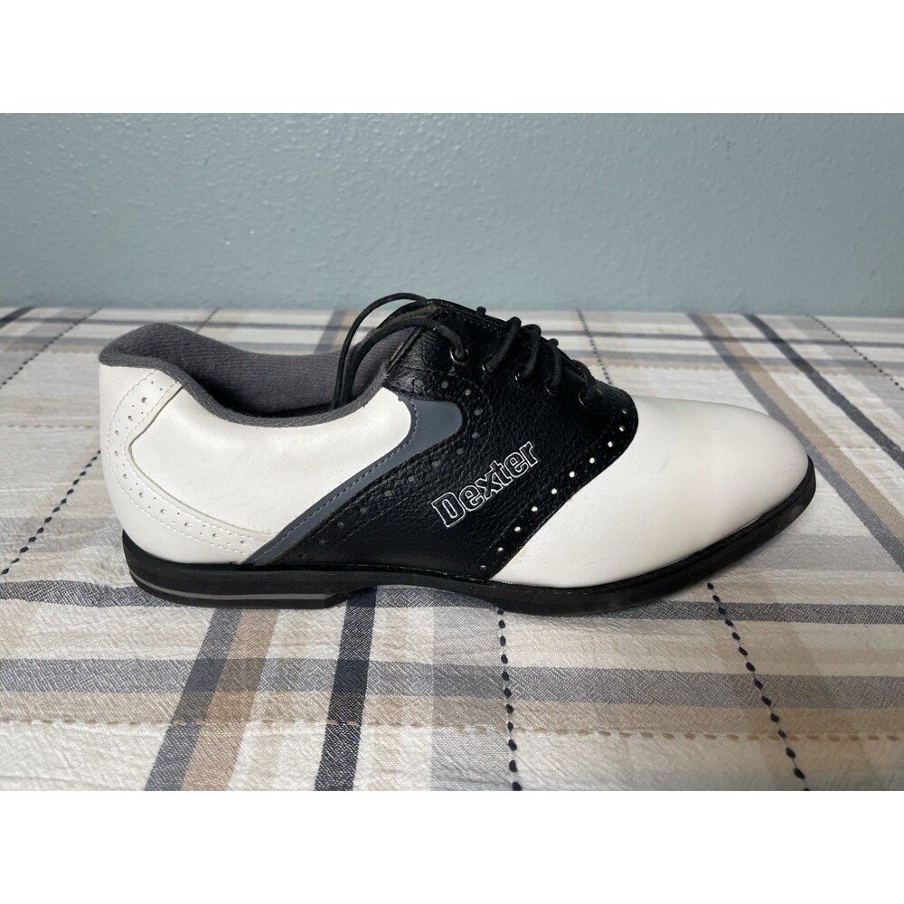 VTG Dexter Wellesley Classic Golf Shoe Interchangeable Spikes F772-2 Mens 10.5 - Picture 6 of 13